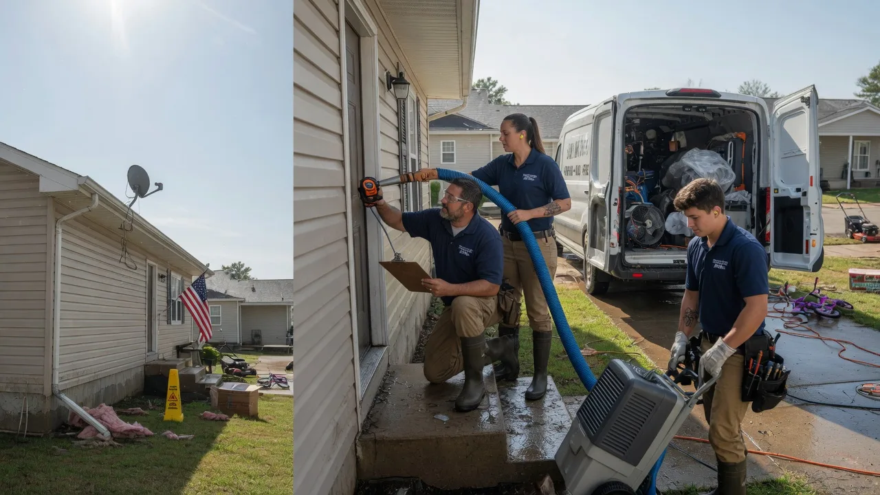 Ceiling Water Damage Restoration in Temple, GA near me